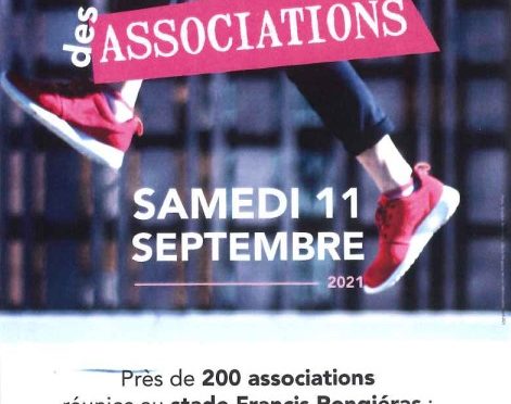 Samedi 11 septembre Forum des Associations à Périgueux