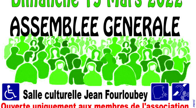 Affiche Assemblée Générale du 13 mars 2022
