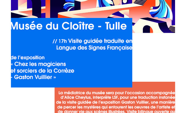 Visite guidée en LSF au musée du cloitre à Tulle