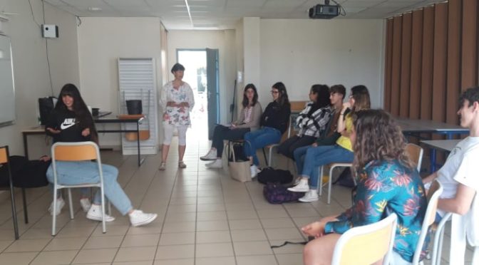 Prestation au lycée de l’Oustral à Villeneuve-sur-Lot