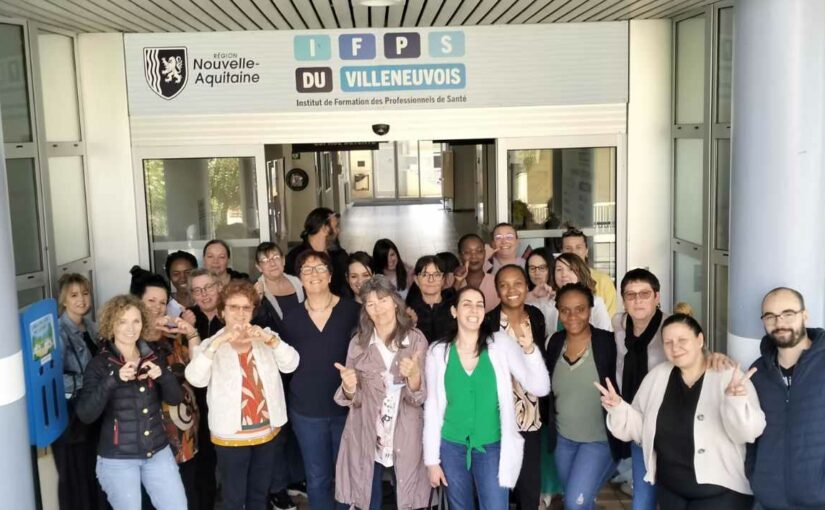 Initiation de base à la LSF à l’IFPS de Villeneuve-sur-Lot.