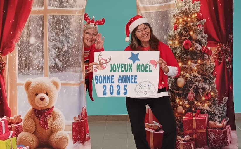 Voeux joyeux Noël et Bonne année 2025 en LSF